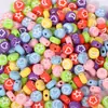 Cuentas del Alfabeto Inglés Hechas a Mano Sueltas Pulsera Collar Cadena de Teléfono Móvil Colgante Pulsera Accesorios de Joyería DIY