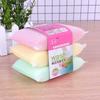 Tienda de dos yuanes tres piezas rey de fregar engrosado sartén plato lavado esponja color aceite plato lavado esponja pieza Yiwu