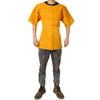 Roupa Protetora para Soldador Couro Anti-escaldante Roupa de Trabalho para Solda Elétrica Alta Temperatura Anti-radiação Avental de Couro Isolamento Térmico Roupa de Proteção