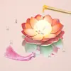 Linternas de Mano para el Festival de Mediados de Otoño, Linternas de Palacio Estilo Antiguo, Kit de Materiales para Manualidades DIY Infantil, Producto Terminado para Actividades de Jardín de Infancia, Accesorios para Fotos