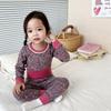 Ropa de otoño para bebé con cintura alta y protección abdominal, pantalones de otoño, ropa interior infantil sin huesos, pijamas gruesos de algodón para otoño e invierno.