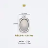 Engastes de Piedras Preciosas Ovalados, Engastes de Piedras Preciosas y Accesorios para Joyería, Fábrica Fuente de Joyería de Acero de Titanio Dongguan