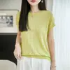 Top básico versátil de corte ajustado, suave camisa de punto con cuello redondo, capa interior amigable con la piel, estilo básico de manga larga, adelgazante, color liso para mujer