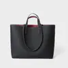 Bolsa Tote de Grande Capacidade para Mulheres, Bolsa de Mão para o Dia a Dia, Bolsa de Ombro Dupla Face com Alça de Mão, Bolsa Feminina de Couro Genuíno Transfronteiriça