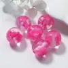 Pingente Glaciar Pó Dourado Contas de Flor Contas Redondas Contas com Furo Reto Pulseira de Resina Material para Joias DIY Acessórios