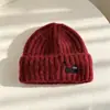Chapéu de Lã com Circunferência de Cabeça Grande para Mulheres, Gorro Fashion para Outono e Inverno, Afina o Rosto, Chapéu Versátil com Proteção para Ouvido, Touca de Tricô Quente
