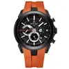 Reloj de Cuarzo Deportivo Multifuncional Genuino para Hombre con Cronógrafo Luminoso Impermeable Rd83046M