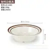 Tigela Pequena de Melamina, Tigela de Sopa Antiderrapante, Prato Comercial de Imitação de Porcelana, Tigela de Arroz de Plástico, Utensílios de Mesa para Hot Pot, Conjunto de Copo e Colher, Pratos de Mesa para Molhos