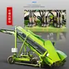Máquina automática para recoger hierba de granja 4 metros elevador recuperador de ensilaje pequeña máquina eléctrica para excavar hierba