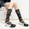 Calcetines blancos de encaje hasta la pantorrilla primavera y verano Lolita lazo calcetines jk Mary Jane delgados puros calcetines de tubo