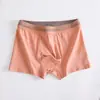 Ropa interior de algodón para hombre Entrepierna de algodón Alta elasticidad Cintura media Boxer para niño Ropa interior Boxer para estudiante del año de nacimiento