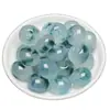 Bashan Cui Piao Flor Azul 14X9 Cuentas de Tambor Cuentas Sueltas Venta al por Mayor Pulsera DIY Collar Círculo de Pan Pendientes Accesorios de Jade