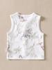 Ropa de bebé primavera y otoño 2024 clase A algodón puro camiseta interior chaleco para bebé top ropa para salir venta al por mayor