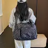 Bolsa de Viaje Plegable de Lunares con Capacidad Ampliable, Bolsa Elástica para Fitness y Yoga, Tacto de Alta Gama, Bolso de Hombro tipo Tote para Estudiantes