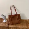 Bolso de Tote Retro para Viajes de Negocios Mujer 2026 Nuevo Otoño Suede Felpa Bolso de Hombro Único Gran Capacidad Bolso de Mano