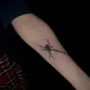 Adesivos de Tatuagem Aranha Vermelha à Prova d'Água Mini Adesivos de Tatuagem Personalizados Simulação Maquiagem de Halloween