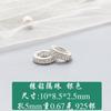 Pulsera de cuentas de plata de ley S925 con espaciador de diamantes, oro y plata, con junta de agujero grande, hecha a mano, accesorios para bricolaje