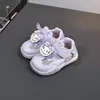 Zapatos de Bebé Huecos de Nuevo Estilo con Suela Ligera y Malla Transpirable, Zapatos Versátiles para Niños Talla 17-21, Modelo 5760
