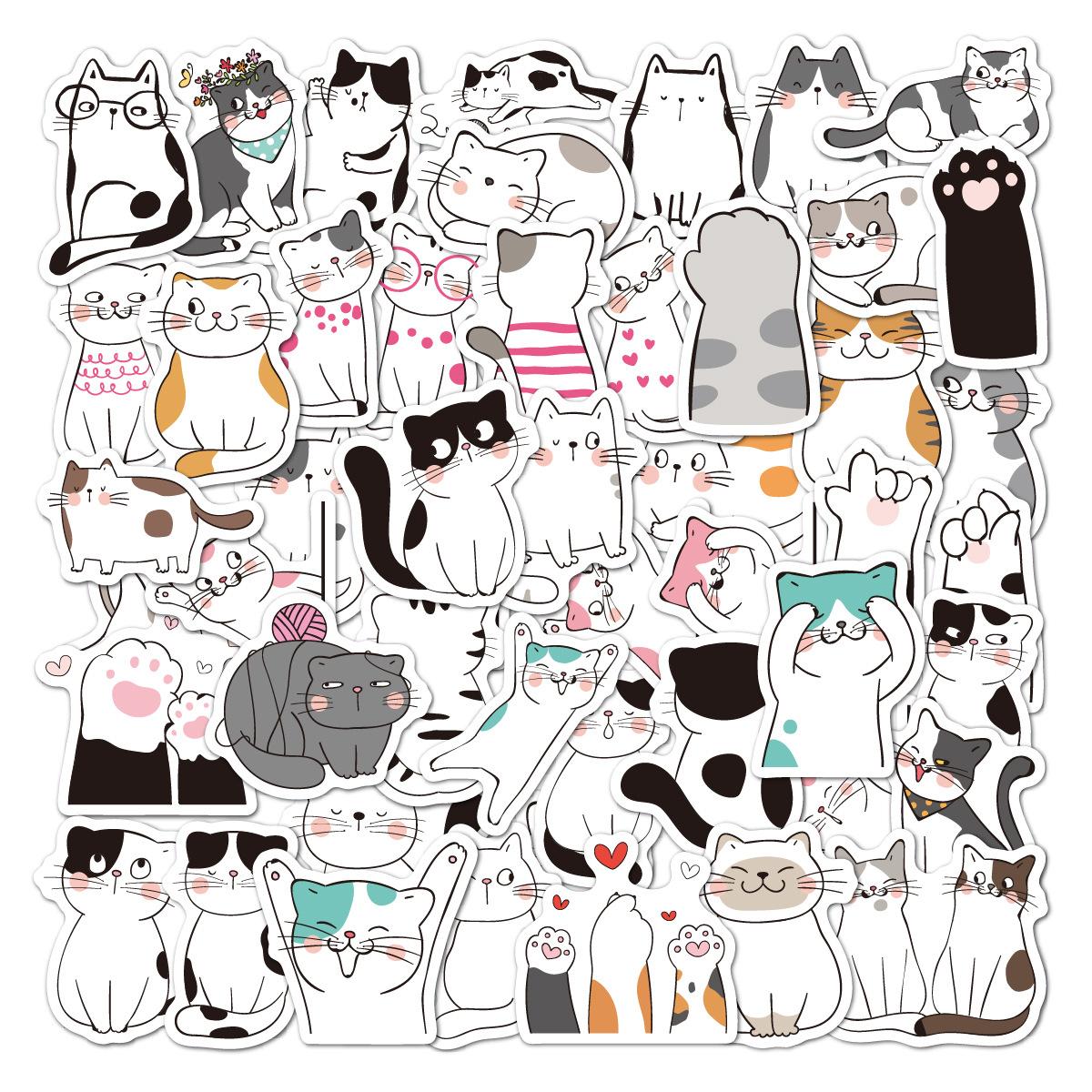 N46猫咪贴纸50B 主图-01.jpg
