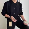Cardigan de Tricô Gola Lapela Manga Longa Botão Único Estilo Coreano Outono Inverno Novo Estilo Simples Casual Solto Jaqueta de Tricô para Meninos