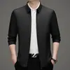 Chaqueta de Marca para Hombre de Gama Alta Casual Estilo Papá para Adultos de Mediana Edad y Mayores Primavera y Otoño Delgada Marco Nuevo Liderazgo Ejecutivo Chaqueta Ropa para Hombre