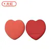 Xuanzi Corazón de Amor Mini Esponja para Pulgar No Absorbente de Polvo Herramienta Esponja para Maquillaje de Artista Set Portátil