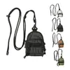 Mochila minimalista e versátil estilo coreano, um acessório moderno e casual, perfeita para carregar fones de ouvido, batons e outros itens pequenos; uma bolsa tiracolo leve para homens