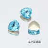 Dongzhou Arte de Uñas Diamante Colección Azul Lago Profundo Diamante Huevo de Paloma Gota de Agua Diamante Forma Especial Fondo Puntiagudo Diamante Explosivo Joyería de Cristal K9 de Alta Calidad