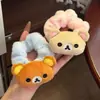 Faixa de Cabelo de Ursinho Fofo Menina Corda de Cabelo de Pelúcia Rabo de Cavalo Outono e Inverno Novos Acessórios de Cabelo Adereço de Cabeça Cartoon Outono e Inverno Novo