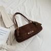 Otoño 2025 Nuevo Estilo Coreano Estilo Occidental Casual Bolso de Mujer Nicho Retro Moda Casual Bolso de Hombro Bajo el Brazo Bolso Baguette
