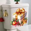 Pegatinas para Inodoro de Baño Ofer 2025 Caja de Regalo Navideña Pegatinas para Inodoro Decoración de Baño Transfronteriza Pegatinas para Inodoro