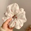 Anillo para el Cabello de Intestino Grueso Dulce Elegante para Mujer de Gama Alta Satín Estilo Coreano Todo Fósforo Cuerda para el Cabello Estilo Mori Cuerda para el Cabello Accesorios para el Cabello Tocado Grande