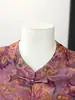 Chal Rosa Estilo Chino Joven Nuevo Otoño 2026 Nuevo Conjunto de Tres Piezas de Camisa Base de Terciopelo con Cuello Redondo para Madres