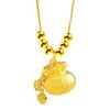 Collar con colgante de moneda de cobre en forma de bolsa de la suerte de plata esterlina s925 para mujer, estilo étnico, artesanía antigua, cadena de clavícula de moda, estilo antiguo exquisito.