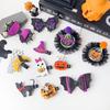 Accesorios Nuevos Transfronterizos de Halloween Creativos Divertidos Calabaza Fantasma Murciélago Pin Lateral Pin Superior Ambiente Festivo Accesorios para el Cabello
