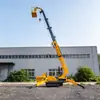 Grúa araña, móvil, pequeña, con estabilizadores, para operaciones en espacios estrechos, control remoto, doble potencia eléctrica e hidráulica