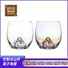 Huevera de iceberg de cristal soplado a mano, personalizada, de fábrica, colorida, volcánica, estilo japonés, galvanizada