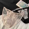 Primer Amor a Primera Vista~Pantis de Encaje para Mujer, Malla Bordada Sexy Estilo Japonés, Bragas para Chicas Estilo Puro Deseo