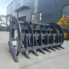 Accesorios Frontales para Cargadores Compactos, Cargadores de Arena y Grava para Granjas, Baldes Ampliados para Grano, Pinzas para Césped de Jardín