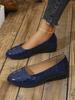 Listo para Stock Transfronterizo Zapatos Planos Nuevos Primavera 2025 Talla Grande Transfronteriza Zapatos de Frijol de Boca Baja Perezosa para Mujer Venta al por Mayor