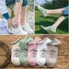 Calcetines populares de moda para mujer, calcetines de barco de oso estilo japonés, calcetines cortos, calcetines invisibles finos de moda para mujer, venta al por mayor de fabricante vendedor ambulante