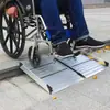 Umbral para Motocicleta Eléctrica Escalera Silla de Ruedas Carga y Descarga sin Barreras Rampa de Aleación de Aluminio para Entrar y Salir del Vehículo