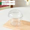Tazón de Polvo de Hielo de Taro con Barro Caja Tazón Desechable Hielo Yogur Fruta Pesca Gelatina Transparente Bolas Comerciales Vaso de Embalaje Especial para Llevar