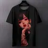 Camiseta Masculina Gola Redonda Manga Curta Comércio Exterior Mais Vendida Amazon Novo Anime Criativo Digital Estampa Japonesa