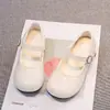 Zapatos de Cuero Elegantes y de Moda para Niñas 2026 Otoño Nuevos Suela Suave Tacones Altos para Niñas, Adecuados con Faldas, Zapatos de Princesa con Estilo para Niños Mayores
