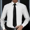 Corbata para Hombre Color Sólido Corbata Negra Corbata Negra de Satén Corbata de Negocios Ocasión Boda Corte Delgado Cuello Blanco Corbata de Trabajo