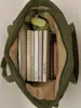 Novas Bolsas de Grande Capacidade para Outono e Inverno para Estudantes do Sexo Feminino Frequentarem as Aulas, Bolsas Tote Versáteis de Estilo Literário de Nicho e Elegantes