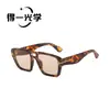 Gafas de sol con letra T, estilo retro europeo y americano, nuevas gafas de sol con bisagra transfronteriza, gafas de sol de alta gama para mujer