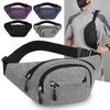 Riñonera para Hombre y Mujer Multifuncional de Gran Capacidad Repelente al Agua Caja Registradora Bolsa de Negocios Resistente al Desgaste Deportes de Ocio al Aire Libre Billetera para Teléfono Móvil