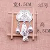 Novo Pingente de Prata Miao DIY Feito à Mão Acessório de Penteado Estilo Antigo Hanfu Conjunto de Acessórios para Roupas Estilo Étnico